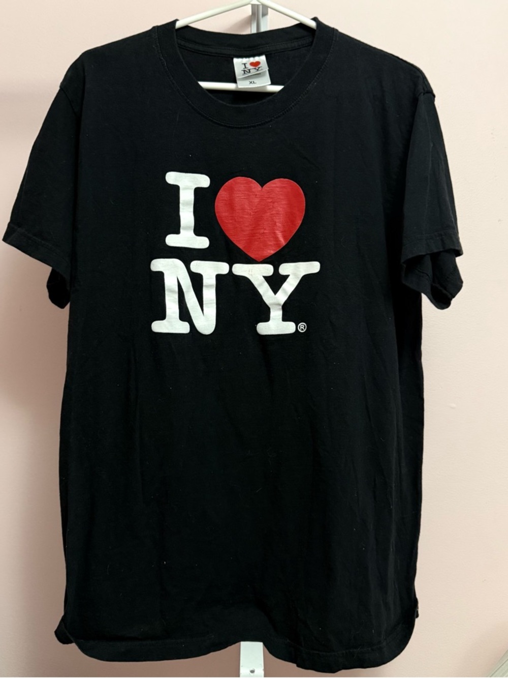 I ♥ NY Graphic Tee - Black with Red & White Logo Original New York Merchandise